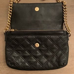 Marc Jacobs Black Leather Cross Body Bag